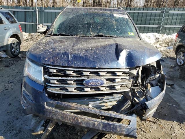 1FM5K8D86GGC41590 - 2016 FORD EXPLORER XLT BLUE photo 5