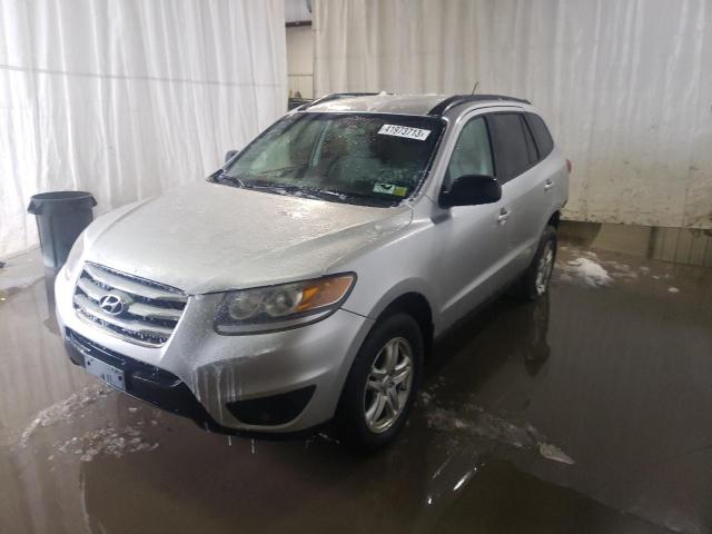 5XYZGDAB4CG126399 - 2012 HYUNDAI SANTA FE GLS SILVER photo 1