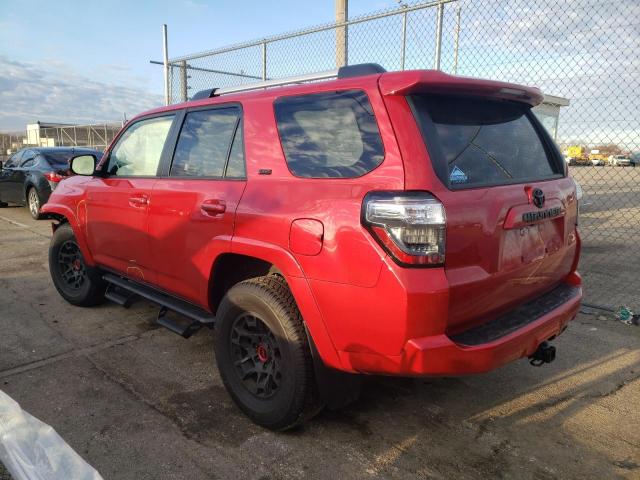 JTEMU5JR8N6066425 - 2022 TOYOTA 4RUNNER SR5/SR5 PREMIUM MAROON photo 2