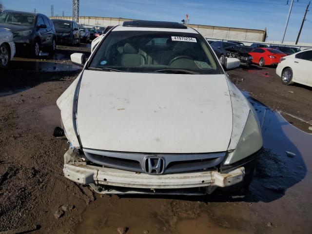 1HGCM56807A019164 - 2007 HONDA ACCORD EX WHITE photo 5