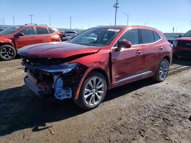 LRBFZSR41ND169024 - 2022 BUICK ENVISION AVENIR RED photo 1