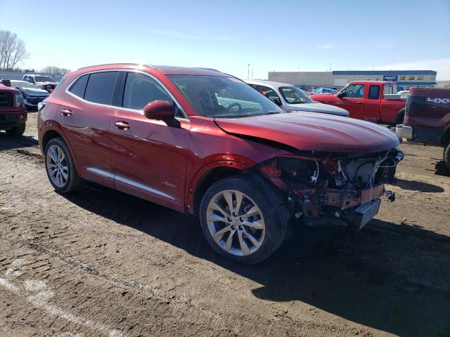 LRBFZSR41ND169024 - 2022 BUICK ENVISION AVENIR RED photo 4