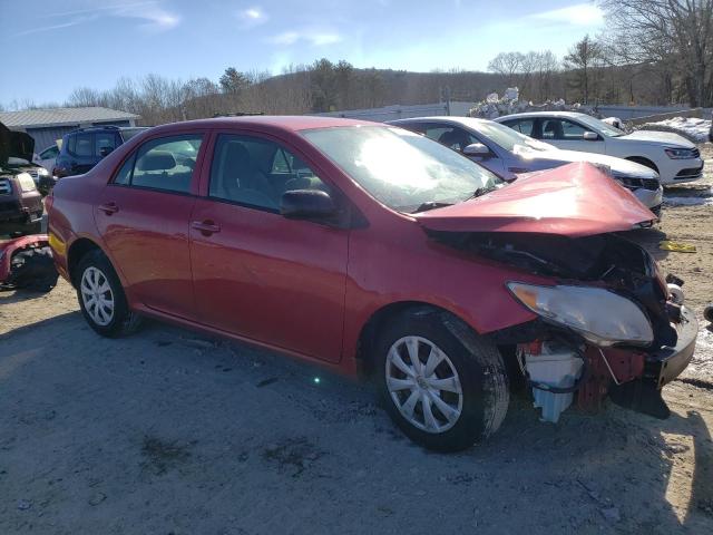 2T1BU40E69C100848 - 2009 TOYOTA COROLLA BASE RED photo 4