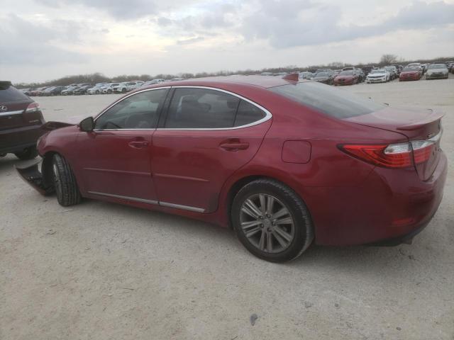 JTHBK1GG6F2169978 - 2015 LEXUS ES 350 RED photo 2