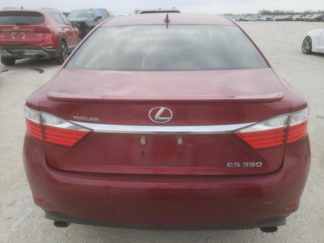 JTHBK1GG6F2169978 - 2015 LEXUS ES 350 RED photo 6