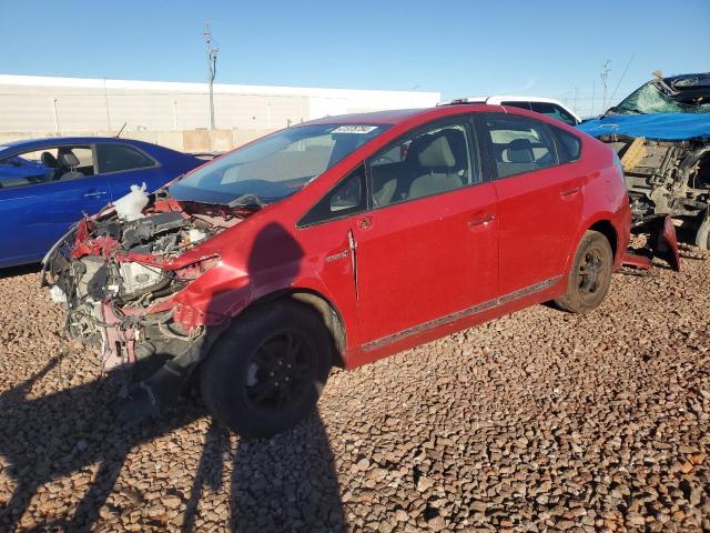 JTDKN3DU3D0341617 - 2013 TOYOTA PRIUS RED photo 1