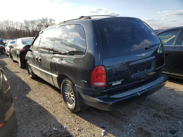 1C4GP64L7YB678830 - 2000 CHRYSLER TOWN & COU LIMITED BLACK photo 2