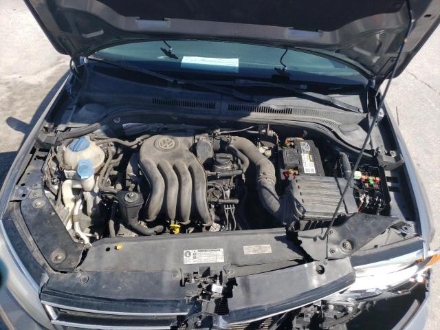 3VW1K7AJXFM316698 - 2015 VOLKSWAGEN JETTA BASE GRAY photo 11