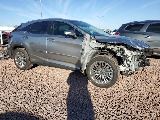 2T2JGMDA6NC082450 - 2022 LEXUS RX 450H SILVER photo 4