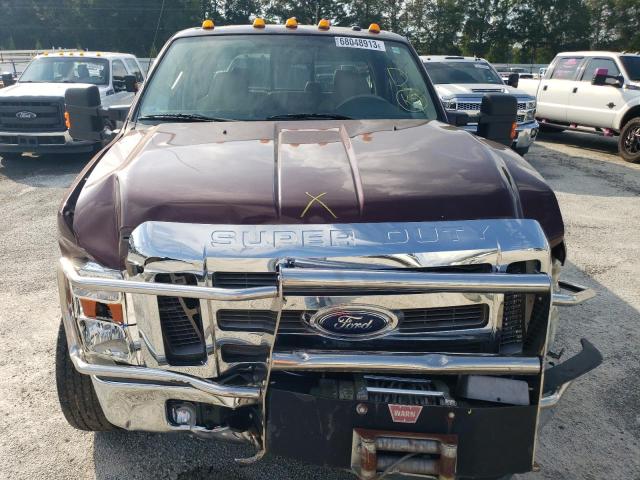 1FTWW3DR0AEA31787 - 2010 FORD F350 SUPER DUTY BURGUNDY photo 11