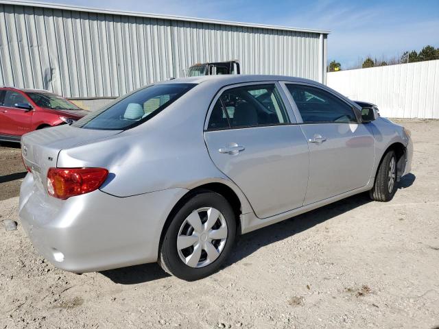 1NXBU4EE7AZ182620 - 2010 TOYOTA COROLLA BASE SILVER photo 3