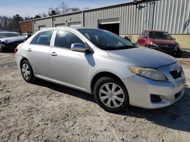 1NXBU4EE7AZ182620 - 2010 TOYOTA COROLLA BASE SILVER photo 4