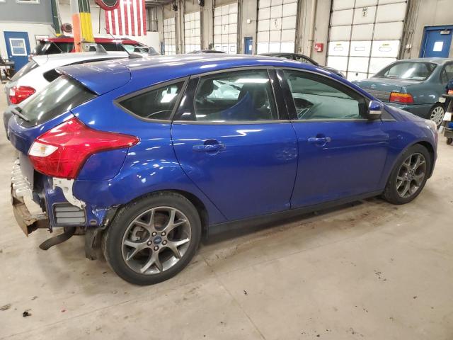 1FADP3K24EL137192 - 2014 FORD FOCUS SE BLUE photo 3