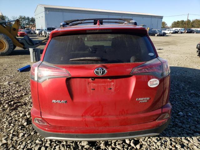 JTMDFREV5GJ054214 - 2016 TOYOTA RAV4 LIMITED RED photo 6