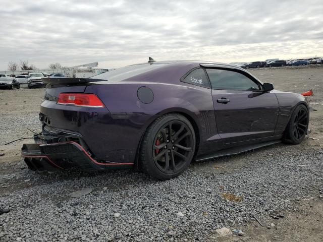 2G1FS1EW1E9173376 - 2014 CHEVROLET CAMARO SS PURPLE photo 3