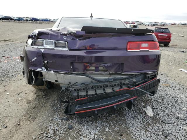 2G1FS1EW1E9173376 - 2014 CHEVROLET CAMARO SS PURPLE photo 6