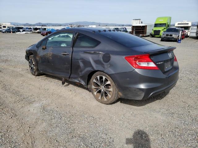 2HGFG4A5XDH702059 - 2013 HONDA CIVIC SI GRAY photo 2