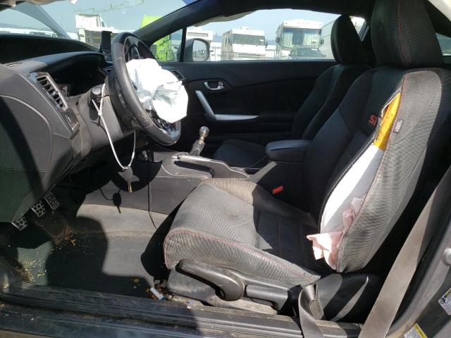 2HGFG4A5XDH702059 - 2013 HONDA CIVIC SI GRAY photo 7