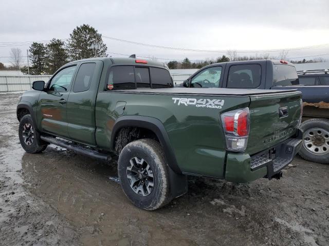 3TYSZ5ANXMT007969 - 2021 TOYOTA TACOMA ACCESS CAB მწვანე ფოტო 2