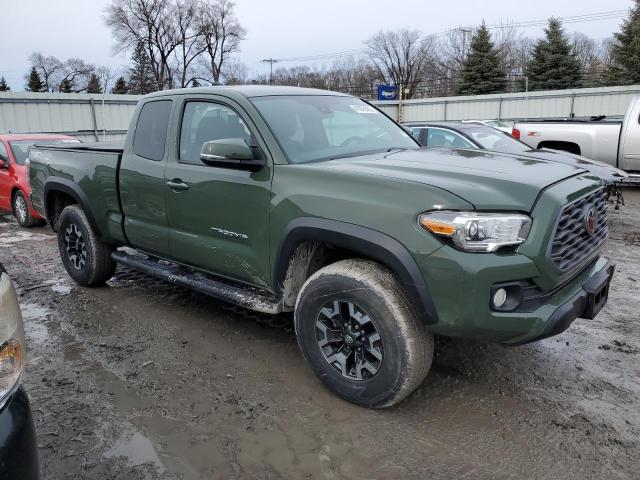 3TYSZ5ANXMT007969 - 2021 TOYOTA TACOMA ACCESS CAB მწვანე ფოტო 4