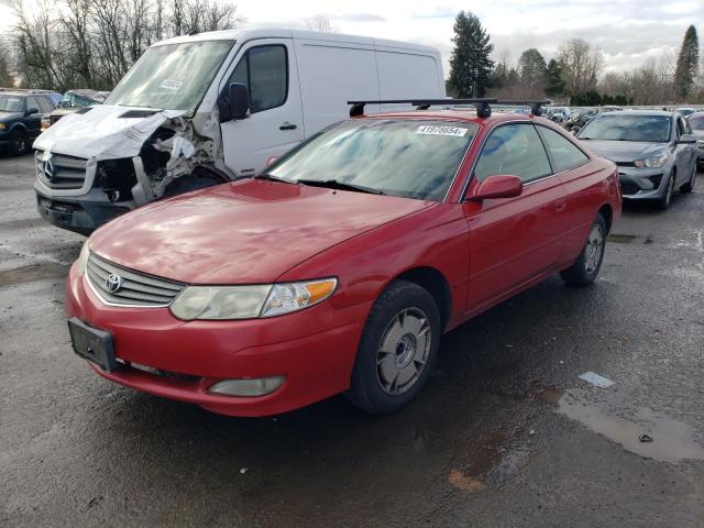 2T1CE22PX2C007129 - 2002 TOYOTA CAMRY SOLA SE RED photo 1