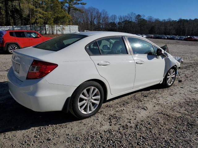 19XFB2F98CE069553 - 2012 HONDA CIVIC EXL თეთრი ფოტო 3
