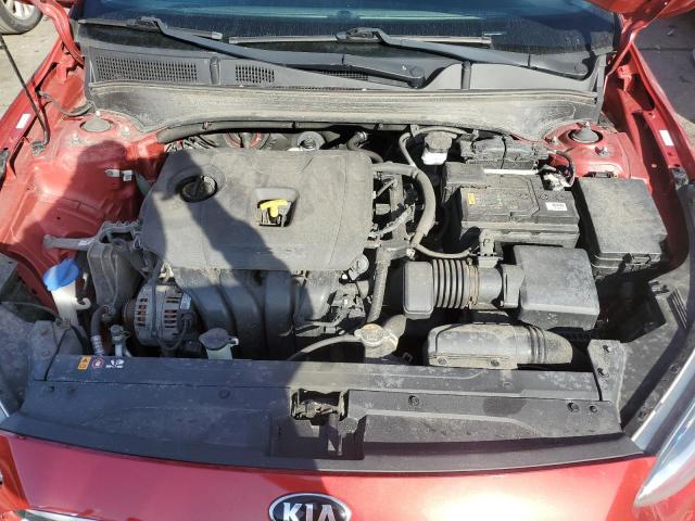 3KPF24AD9LE194956 - 2020 KIA FORTE FE RED photo 11