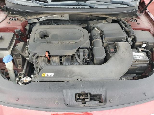 5NPE24AF7GH265408 - 2016 HYUNDAI SONATA SE RED photo 11