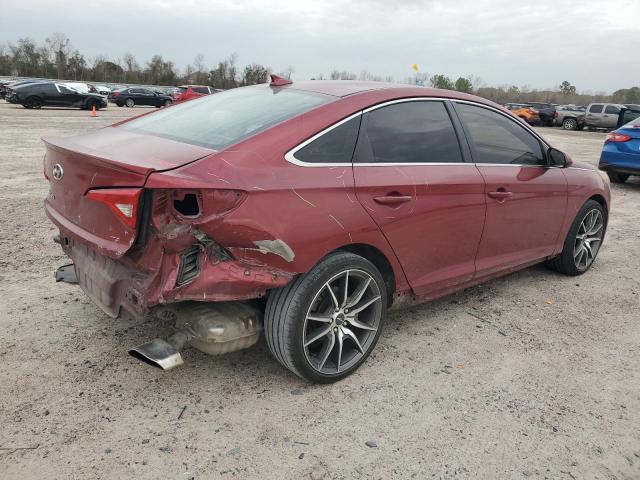 5NPE24AF7GH265408 - 2016 HYUNDAI SONATA SE RED photo 3