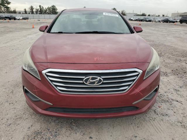 5NPE24AF7GH265408 - 2016 HYUNDAI SONATA SE RED photo 5