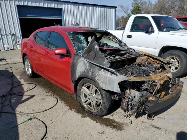 1C3CDZCB5DN716148 - 2013 DODGE AVENGER SXT RED photo 4