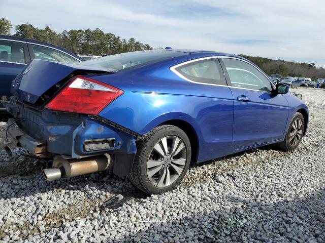 1HGCS12899A014228 - 2009 HONDA ACCORD EXL BLUE photo 3