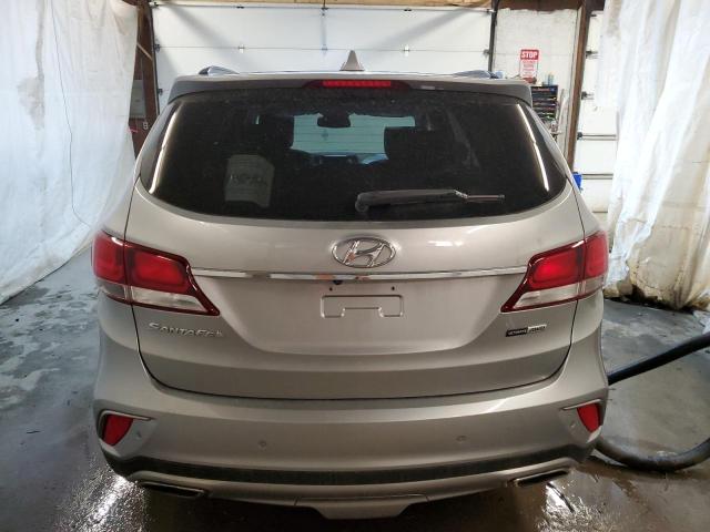 KM8SRDHF9HU180707 - 2017 HYUNDAI SANTA FE SE ULTIMATE SILVER photo 6