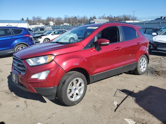 MAJ3S2GE6KC305451 - 2019 FORD ECOSPORT SE RED photo 1