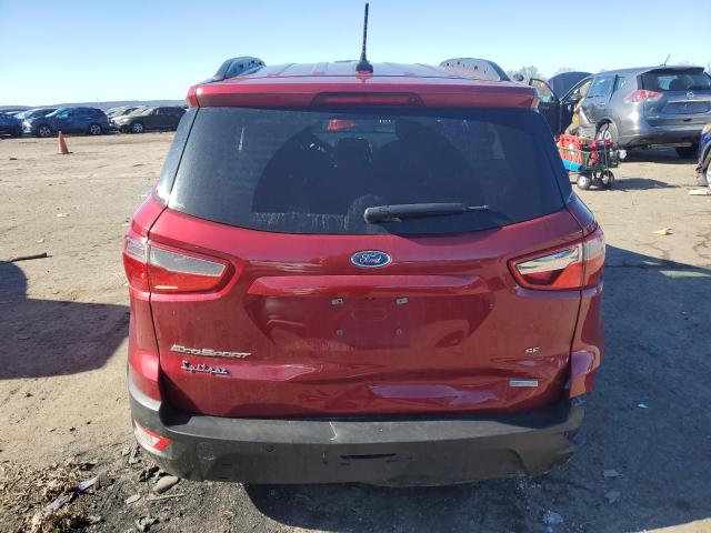 MAJ3S2GE6KC305451 - 2019 FORD ECOSPORT SE RED photo 6