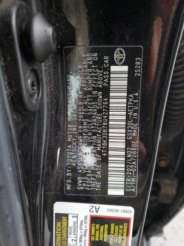 4T1BK3DB7BU427764 - 2011 TOYOTA AVALON BASE 黑色 照片 13