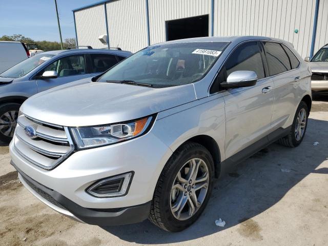 2FMPK3K99HBB67002 - 2017 FORD EDGE TITANIUM SILVER photo 1