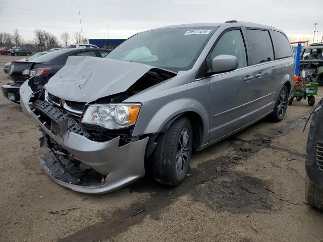 2C4RDGCG1HR709812 - 2017 DODGE GRAND CARA SXT SILVER photo 1