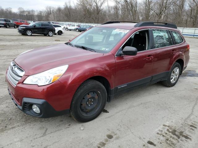 4S4BRCAC5D3221957 - 2013 SUBARU OUTBACK 2.5I BURGUNDY photo 1