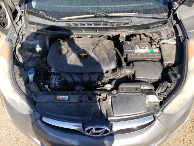 5NPDH4AE8DH282683 - 2013 HYUNDAI ELANTRA GLS GRAY photo 11