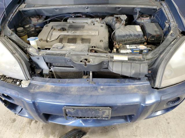 KM8JM12B55U191746 - 2005 HYUNDAI TUCSON GL BLUE photo 12