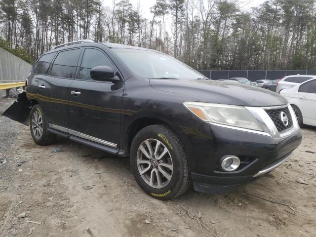 5N1AR2MM6DC633296 - 2013 NISSAN PATHFINDER S BLACK photo 4
