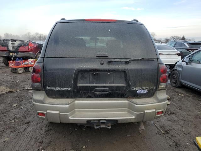 1GNDT13S622471032 - 2002 CHEVROLET TRAILBLAZE BLACK photo 6