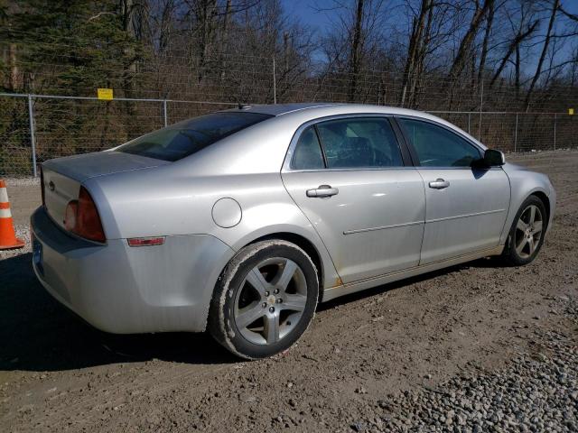 1G1ZH57B494259268 - 2009 CHEVROLET MALIBU 1LT SILVER photo 3