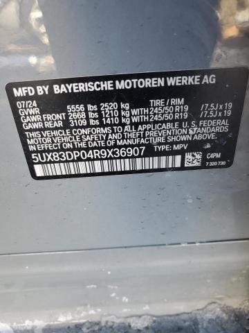 5UX83DP04R9X36907 - 2024 BMW X3 M40I GRAY photo 14