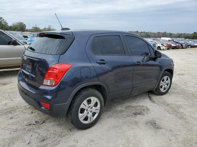 3GNCJKSB0KL163989 - 2019 CHEVROLET TRAX LS BLUE photo 3