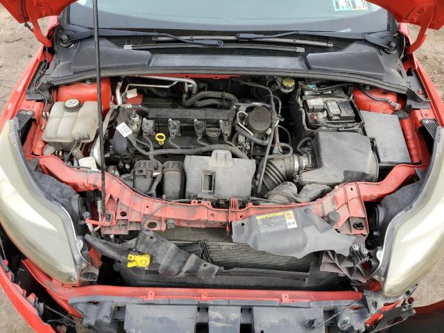 1FAHP3K23CL265048 - 2012 FORD FOCUS SE RED photo 11