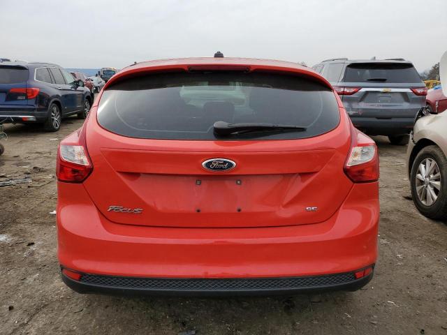 1FAHP3K23CL265048 - 2012 FORD FOCUS SE RED photo 6