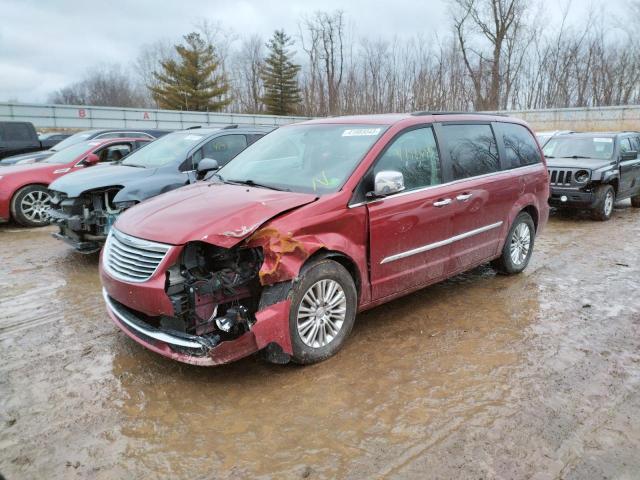 2C4RC1CG8FR597104 - 2015 CHRYSLER TOWN & COU TOURING L RED photo 1