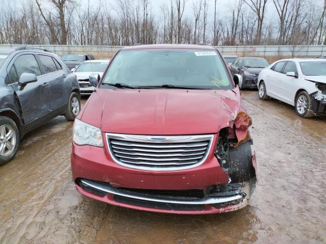 2C4RC1CG8FR597104 - 2015 CHRYSLER TOWN & COU TOURING L RED photo 5